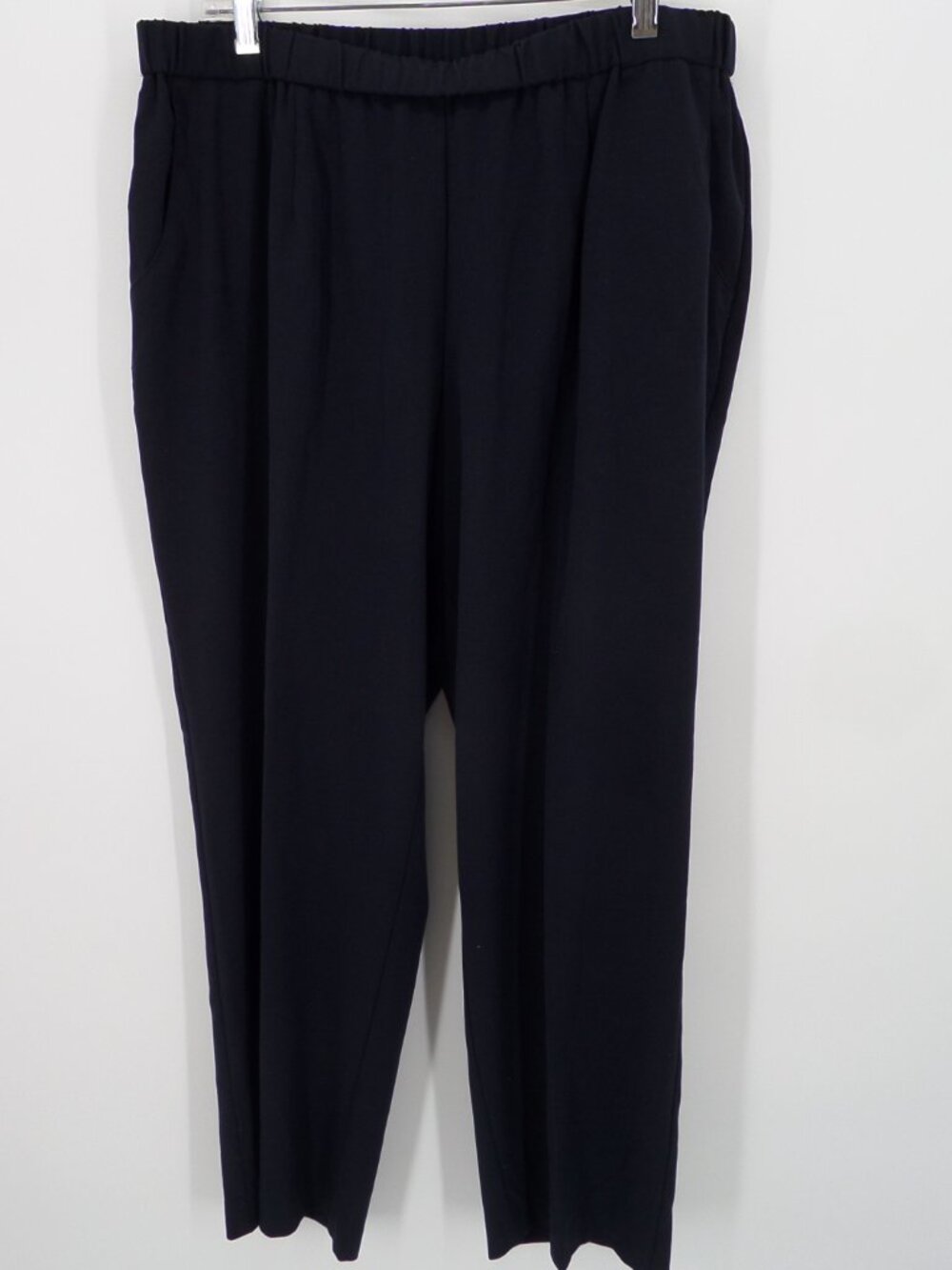 JM Collection  Women's Fall Dress Pants Navy Blue Straight Leg Size 20WP